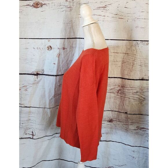 Eileen Fisher Merino Wool Lightweight Sweater Size Medium Petite - Picture 3 of 6